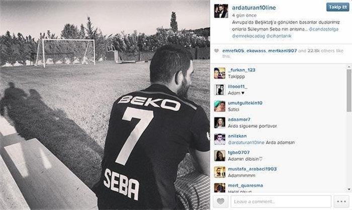 Arda Turan Instagramda