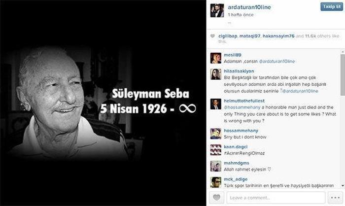 Arda Turan Instagramda