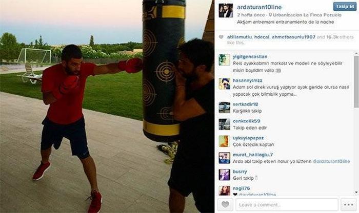 Arda Turan Instagramda