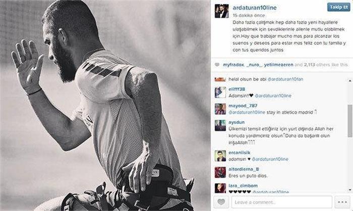 Arda Turan Instagramda