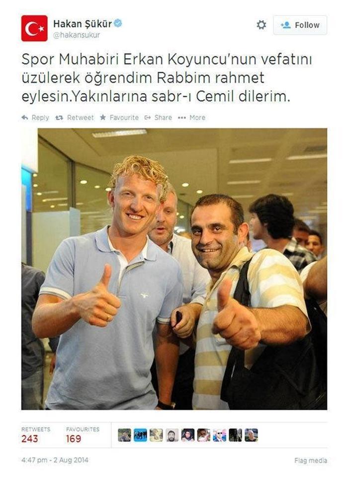 Spor ve medya dünyası, Erkan Koyuncuya ağlıyor
