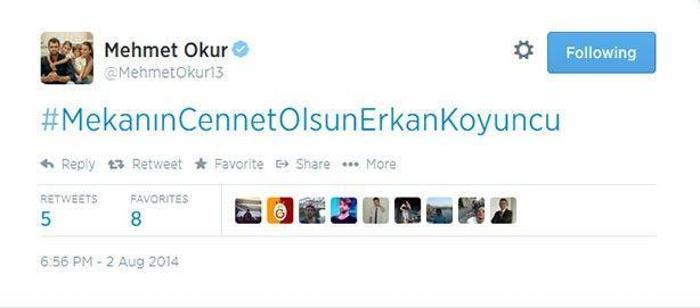Spor ve medya dünyası, Erkan Koyuncuya ağlıyor
