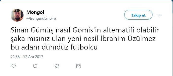 Flaş sözler: Sinan Gümüş Fenerbahçeye...