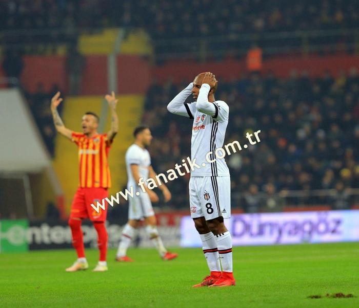Kayserispor-Beşiktaş maçından kareler