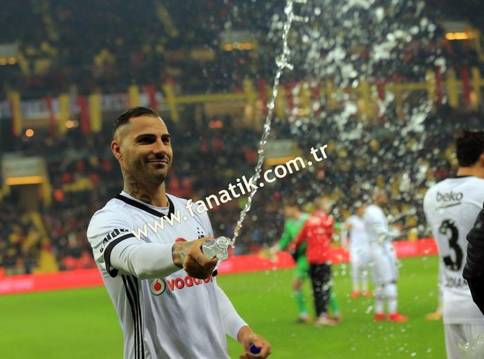 Kayserispor-Beşiktaş maçından kareler