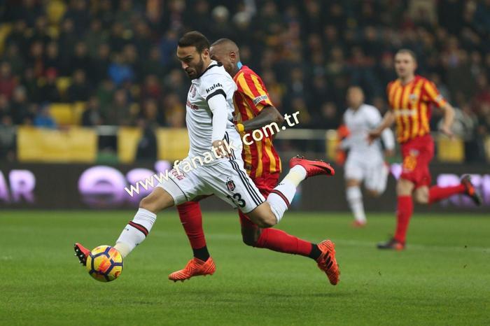 Kayserispor-Beşiktaş maçından kareler