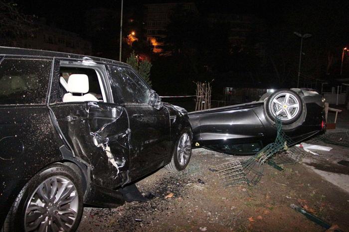 Burak Yılmazın hurdaya dönen aracından ilk görüntüler
