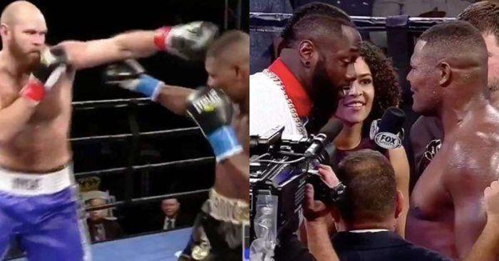 Deontay Wilder ringe daldı, Luis Ortize meydan okudu