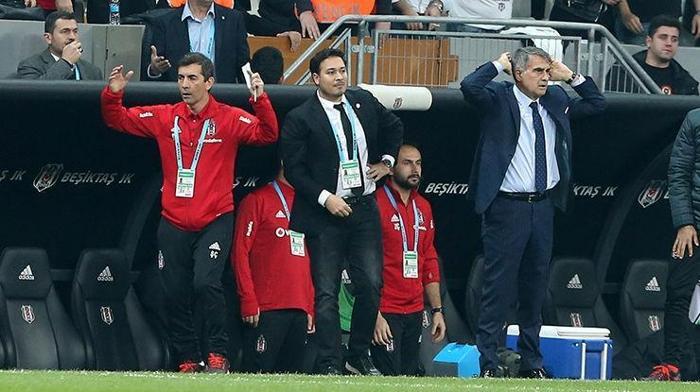Şenol Güneş çıldırdı Yardımcısı Şeref Çiçekle gergin anlar...