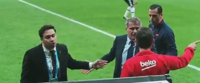 Şenol Güneş çıldırdı Yardımcısı Şeref Çiçekle gergin anlar...
