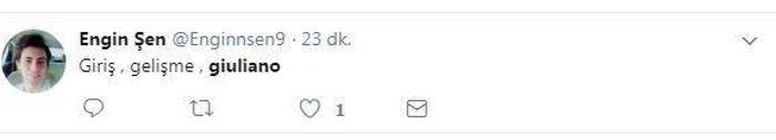 Giulianonun performansı sosyal medyayı salladı