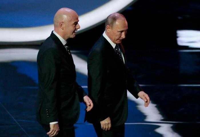 FIFA 2018 Dünya Kupası kura çekiminden çok renkli kareler
