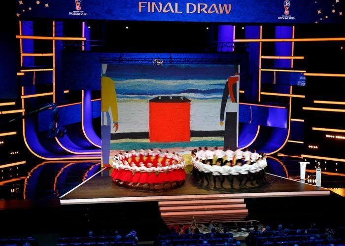FIFA 2018 Dünya Kupası kura çekiminden çok renkli kareler