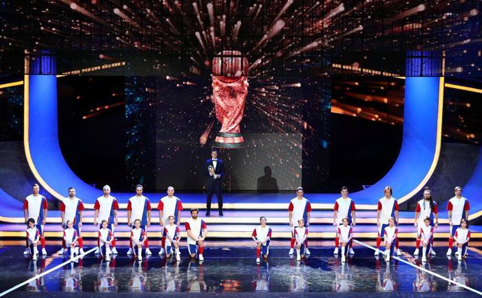 FIFA 2018 Dünya Kupası kura çekiminden çok renkli kareler