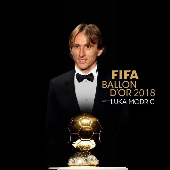 2018 Ballon DOr ödülünü Luka Modric kazandı Ronaldo-Messi hegemonyasına son