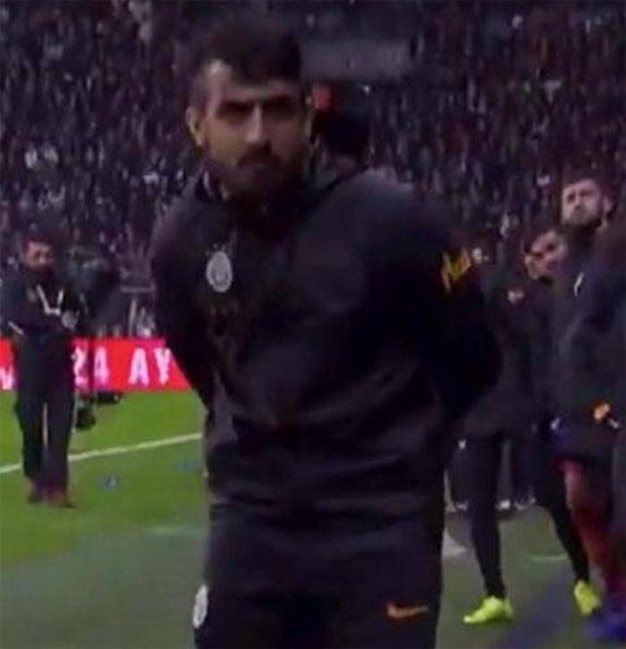 Beşiktaş - Galatasaray derbisinde Muğdat Çelik olay oldu