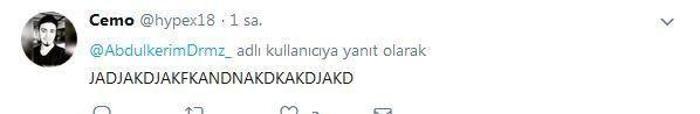 Abdülkerim Durmazın attığı tweet olay oldu