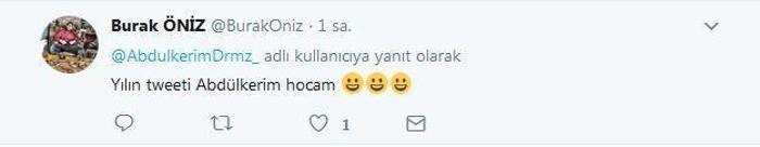 Abdülkerim Durmazın attığı tweet olay oldu