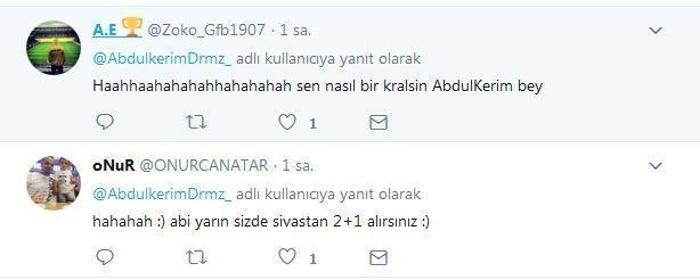 Abdülkerim Durmazın attığı tweet olay oldu