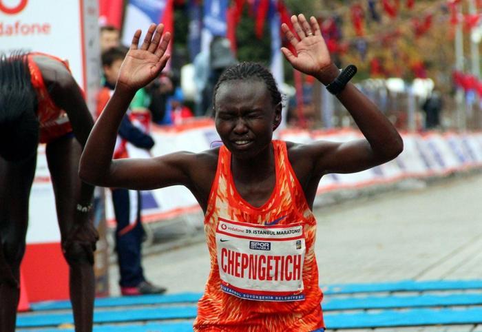 İstanbul Maratonuna damga vuran kareler...