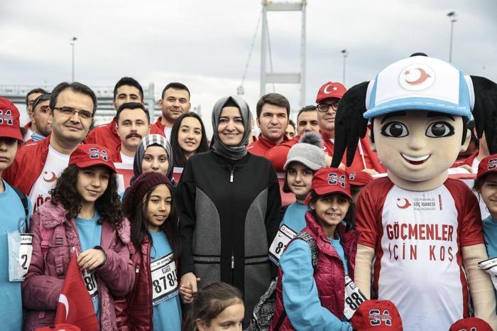 İstanbul Maratonuna damga vuran kareler...