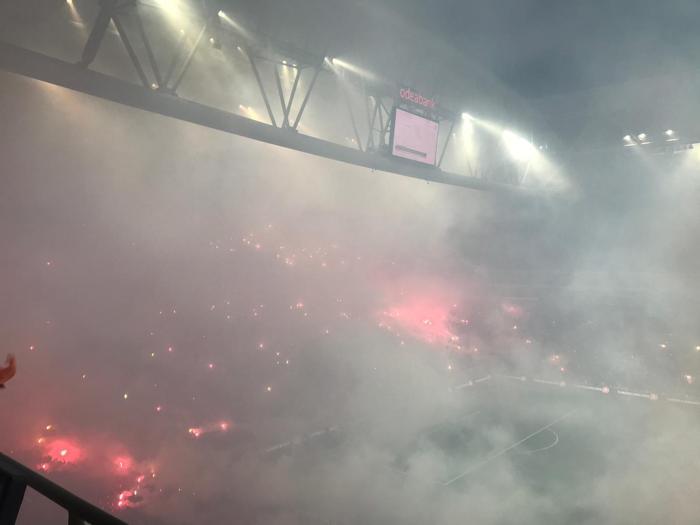 Galatasaray idmanını 40 bin kişi Türk Telekom Stadında takip etti