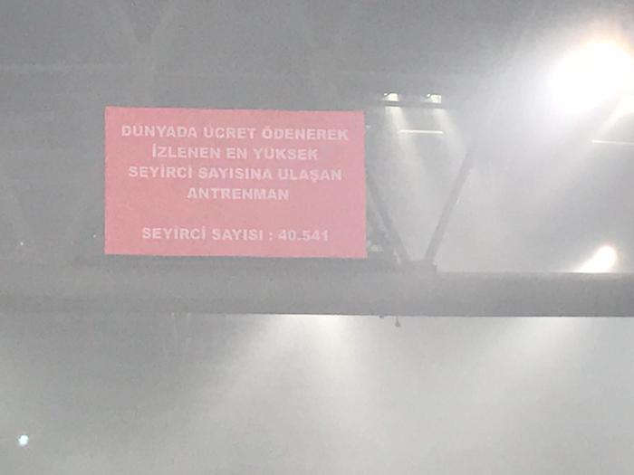 Galatasaray idmanını 40 bin kişi Türk Telekom Stadında takip etti