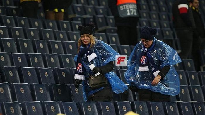 Fenerbahçe-Dinamo Zagreb maçından kareler