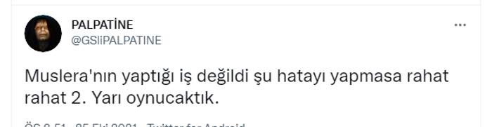 Fernando Musleranın hatası Galatasaray taraftarını çıldırttı