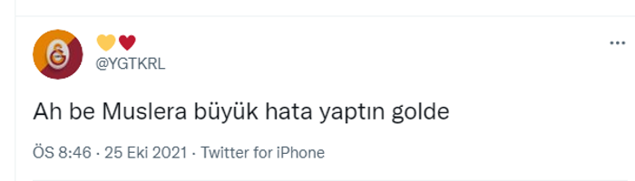 Fernando Musleranın hatası Galatasaray taraftarını çıldırttı