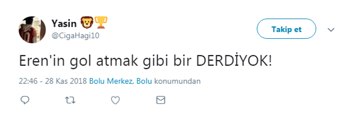 Eren Derdiyok Galatasaray taraftarlarını çıldırttı