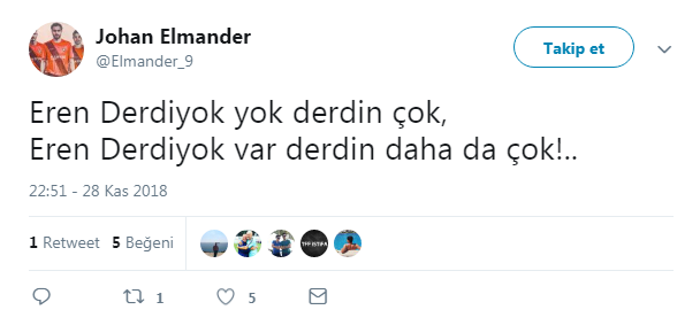 Eren Derdiyok Galatasaray taraftarlarını çıldırttı