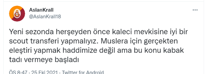 Fernando Musleranın hatası Galatasaray taraftarını çıldırttı