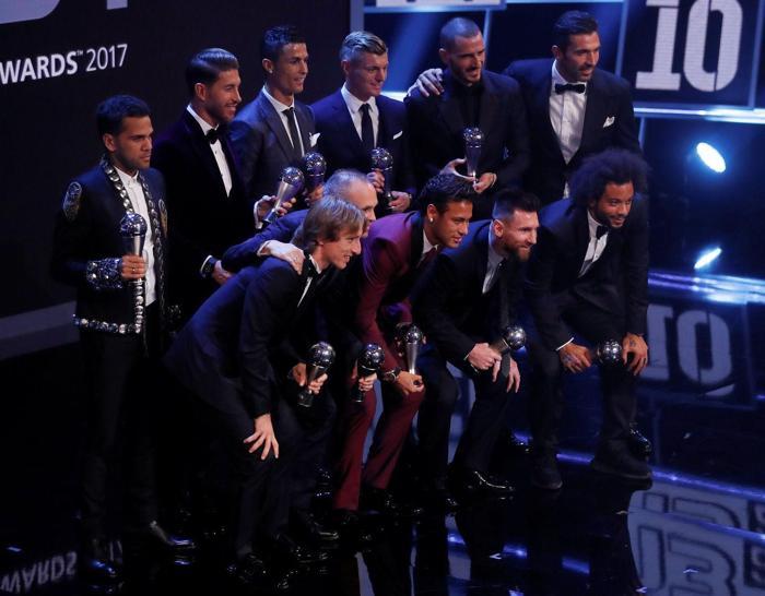 The Best Ödül Töreninde yıldızlar bir arada