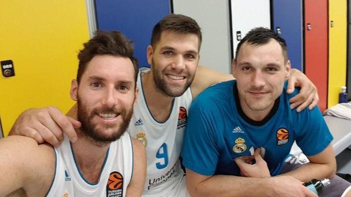 Real Madridin tecrübeli isimlerinden galibiyet pozu