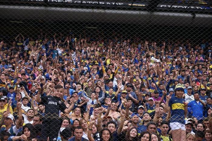 Boca Juniorsın antrenmanı kapalı gişe