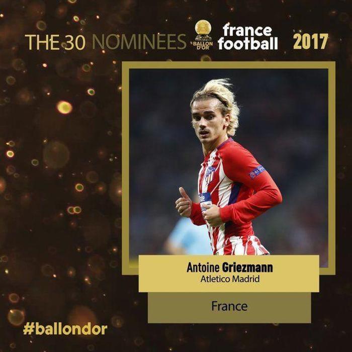 Ballon dOr (Altın Top) ödülü adayları açıklandı İşte dünyanın en iyi 30 futbolcusu...