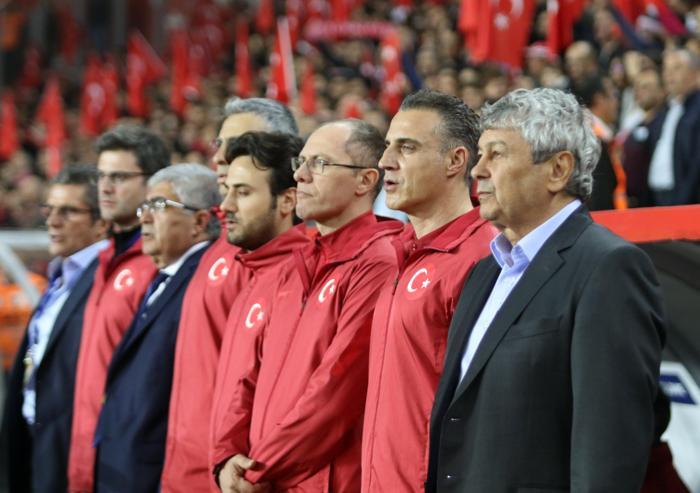Türkiye-Ukrayna maçından kareler