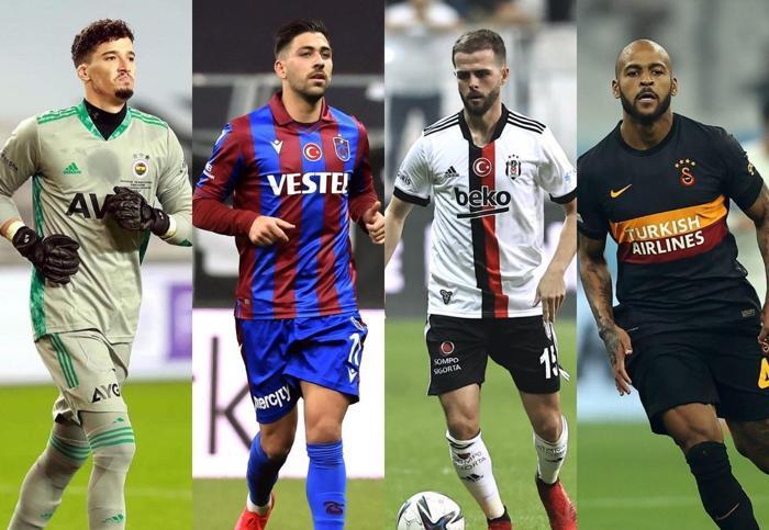 Süper Ligin en değerli futbolcuları Galatasaray, Beşiktaş, Fenerbahçe ve Trabzonspordan yıldızlar...