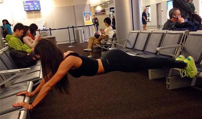 Amerikalı sporcu ve fitness modeli Jen Selter İstanbulda