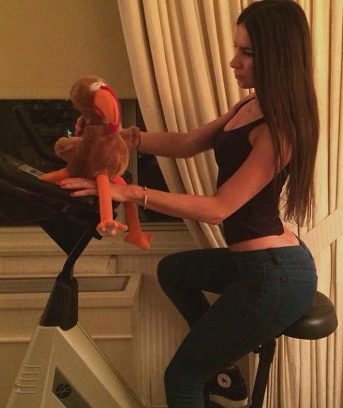 Amerikalı sporcu ve fitness modeli Jen Selter İstanbulda