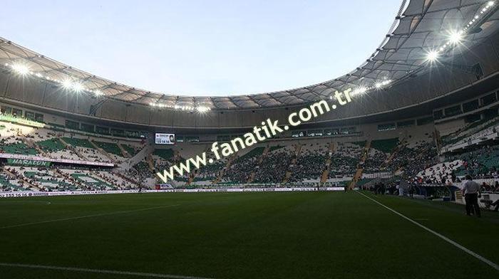Bursaspor taraftarlarından görsel şölen