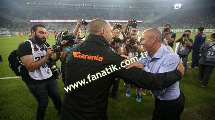 Bursaspor taraftarlarından görsel şölen