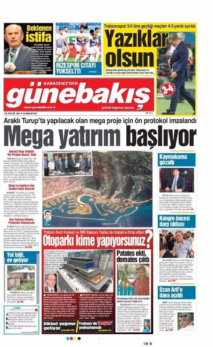 Trabzonspor yerel gazeteleri