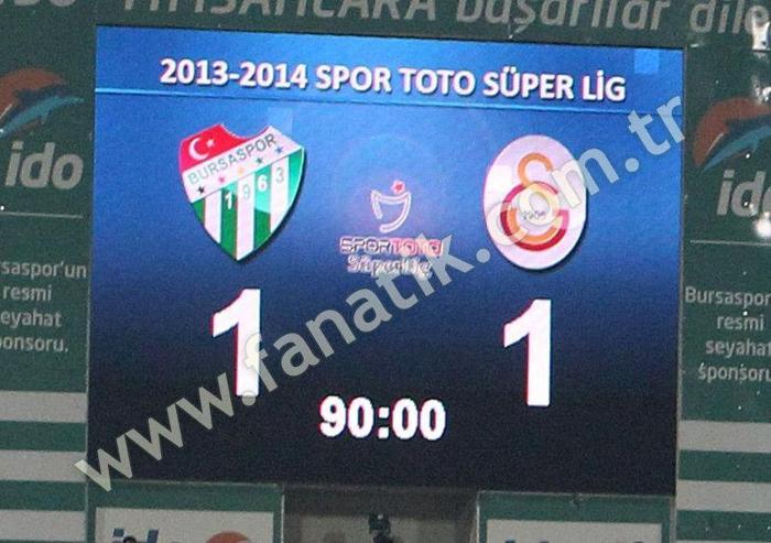 2. hafta - Bursaspor 1-1 Galatasaray