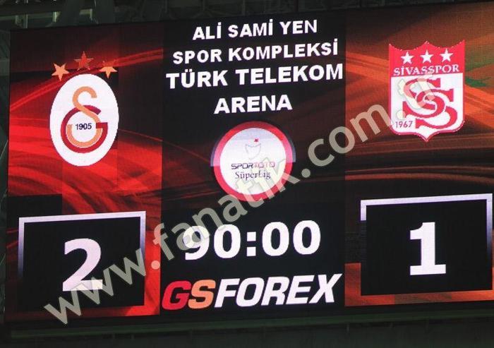 Galatasarayın ilk yarı karnesi