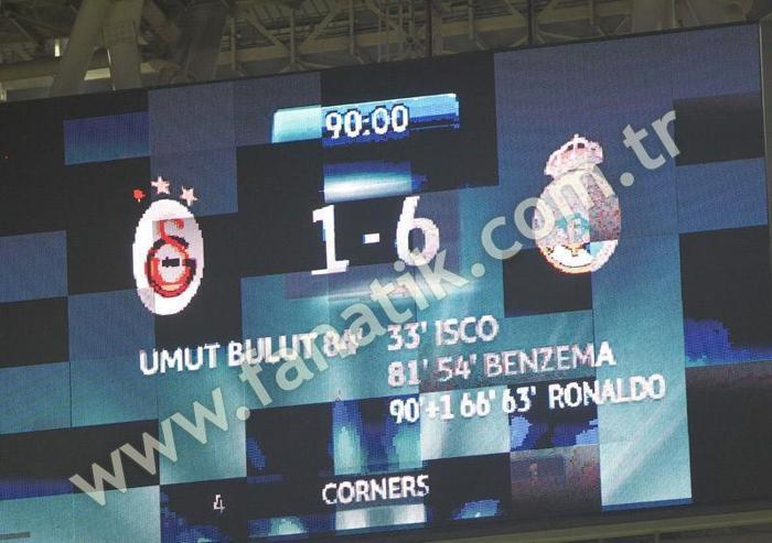 1. maç - Galatasaray 1-6 Real Madrid