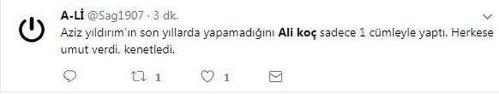Ali Koç adaylığını açıkladı sosyal medya çıldırdı