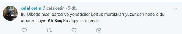 Ali Koç adaylığını açıkladı sosyal medya çıldırdı