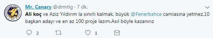 Ali Koç adaylığını açıkladı sosyal medya çıldırdı